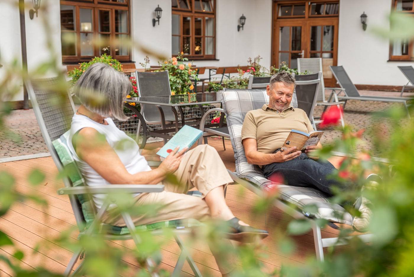 Entspannung auf der Terrasse Entspannung auf der Terrasse