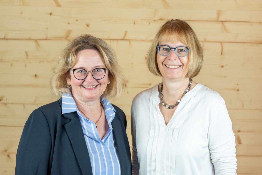 Aid experts Sabine Marka and Angelika Koch-Tonak